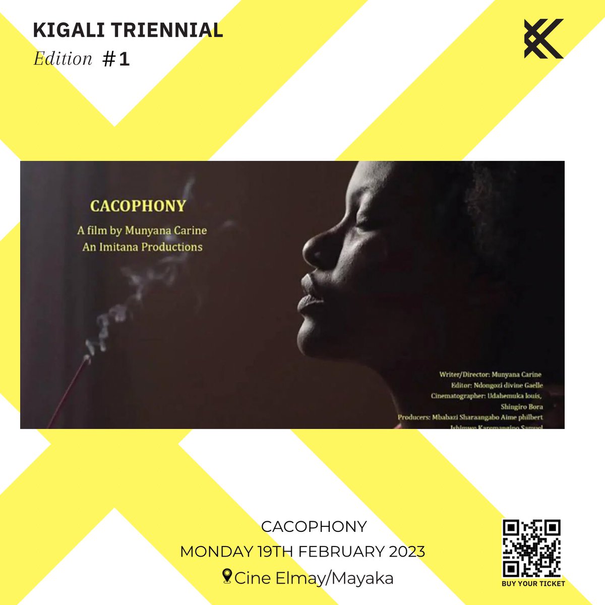 k_triennial's tweet photo. Today's movie lineup is here! 🍿

📍 Cine Elmay Mayaka 

🎥 Twin Lakes Haven at 6:30pm
🎥 Africa Mia at 6:30pm
🎥 Cacophony at 6:30pm

Pay only 2000 for 3 movies! 
Spread the word and make sure your friends book their tickets: https://t.co/LXAlk8Y1vU

#kigalitriennial2024 https://t.co/AXmR6pEUET