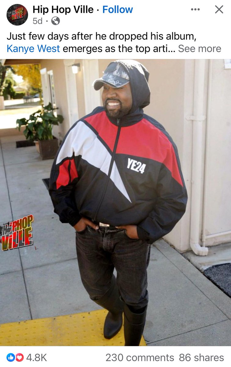 rcolema75's tweet image. 2/19/2024
Just think about it #RepublicansInCongress, you could have should have nominated #KanyeAsYourPresidentialCandidate afterall. It’s still all boils down to about who is the better shoe or tennis 👟 shoe salesman for your party!
Maybe you should have made Trump Kanye’s VP!