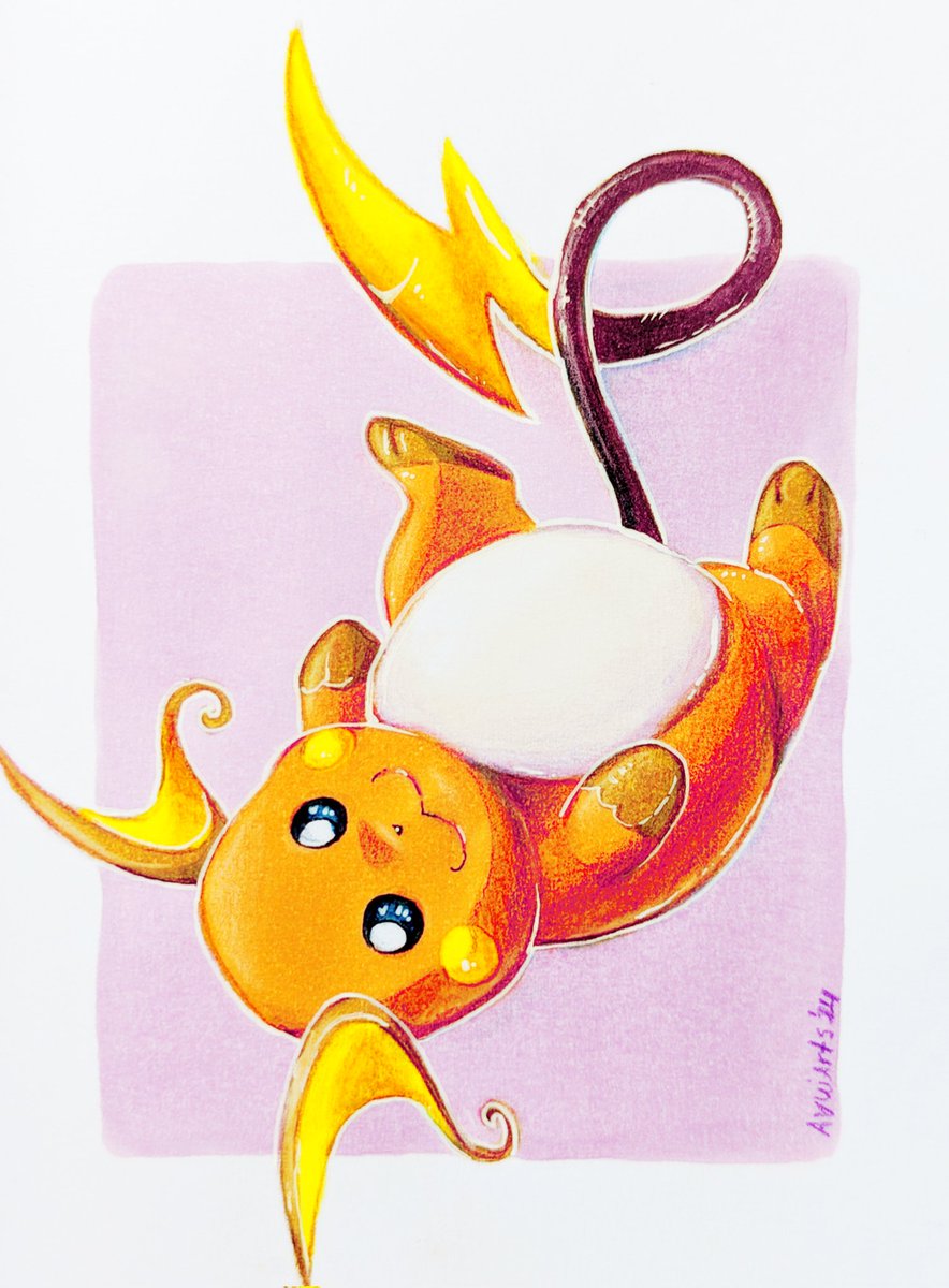 AvuiArts's tweet image. # 26 Raichu

One of my favourite Kanto Pokemon. Raichu is great.

 #pokemon #pokémon #kantopokemon #birdpokemon #pokemonfanart #pokemontcg #pokemonart #Pikachu #Raichu #pokedex