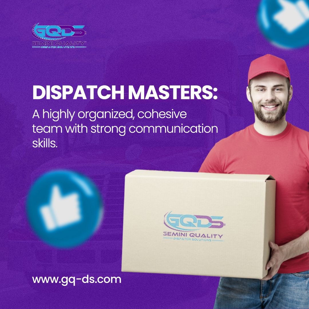 GeminiQual52360's tweet image. Seeking Smooth Sailing in Your Dispatch Operations? Look No Further! Gemini Quality Dispatch Solutions is your ticket to efficiency. ⚓

Experience the difference with Gemini Quality Dispatch Solutions today.

#geminiqualitydispatchsolutions #fastdispatch #dispatchers
