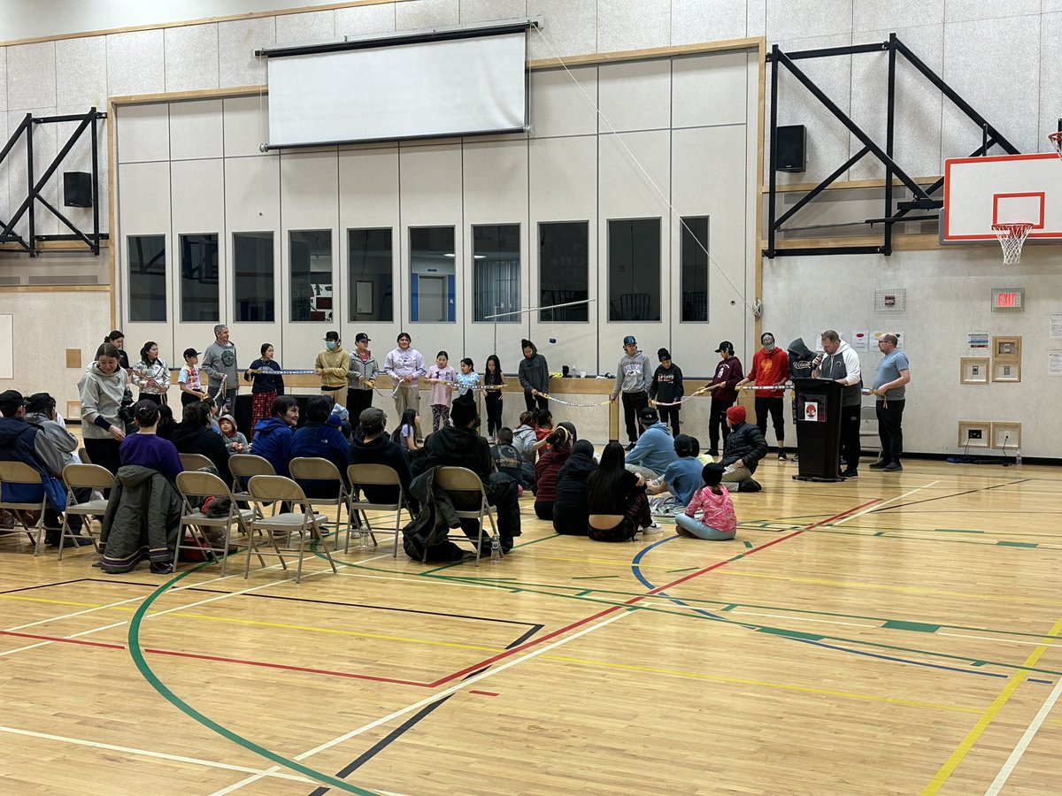 I attended the opening of the Northern Games and Dene Games Summit in Inuvik last night. It’s going to be a good week of learning and completion for the over 140 young athletes in the community