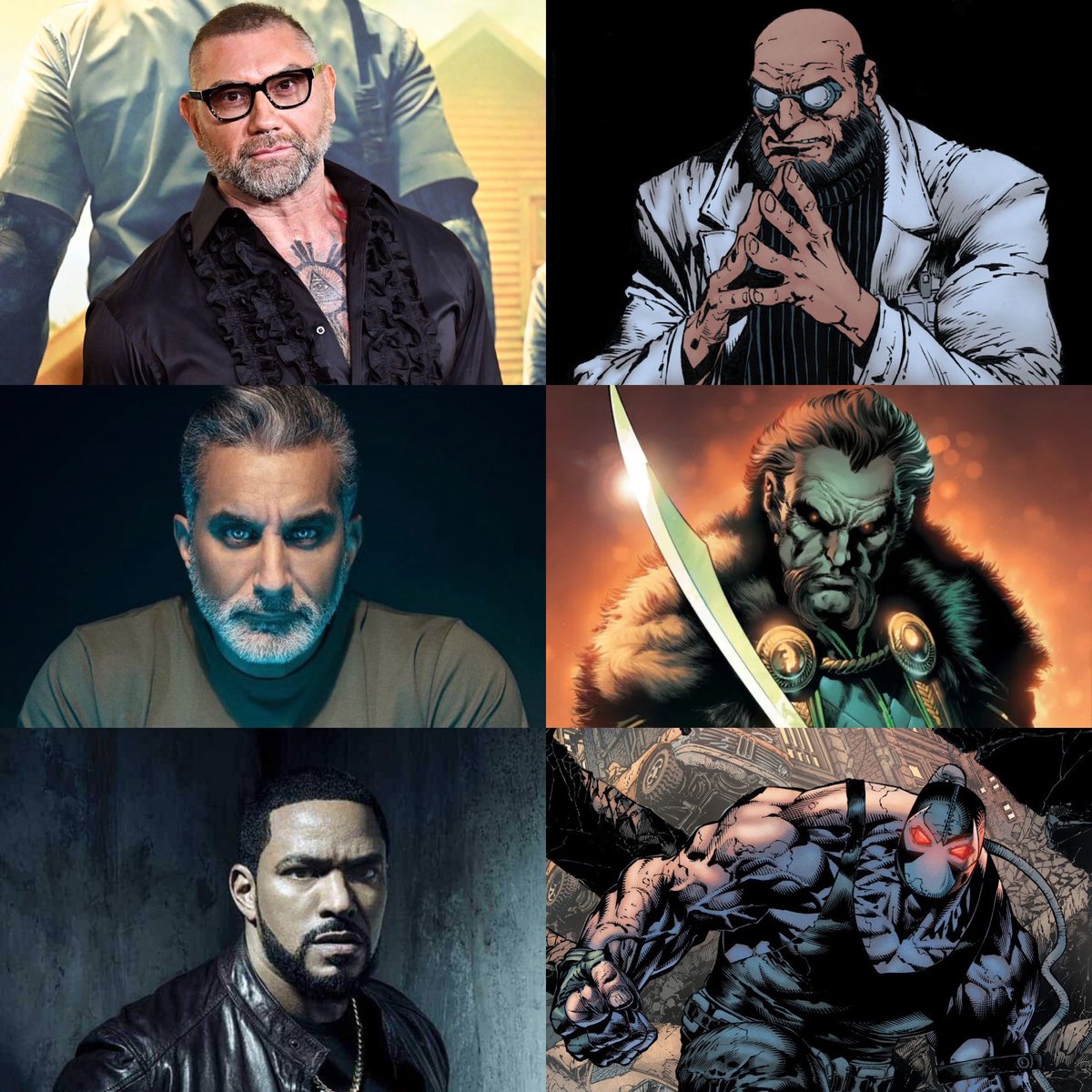 Some batman villain fan casts: