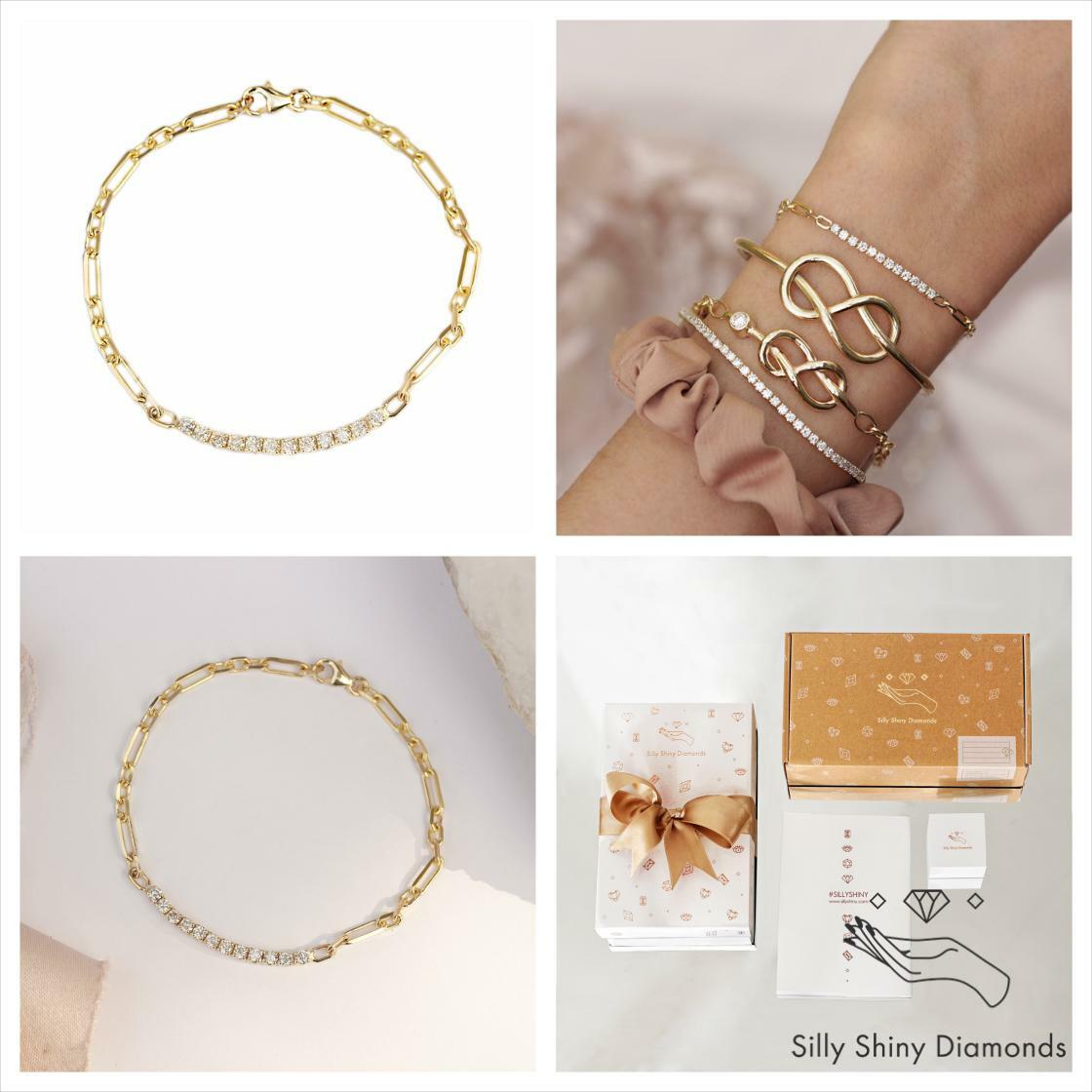 SillyShiny's tweet image. Wrap your wrist in diamond delight Tennis Paperclip Diamond bracelet 
Order here sillyshiny.com/products/tenni…
#GoldJewelry #BraceletEnvy