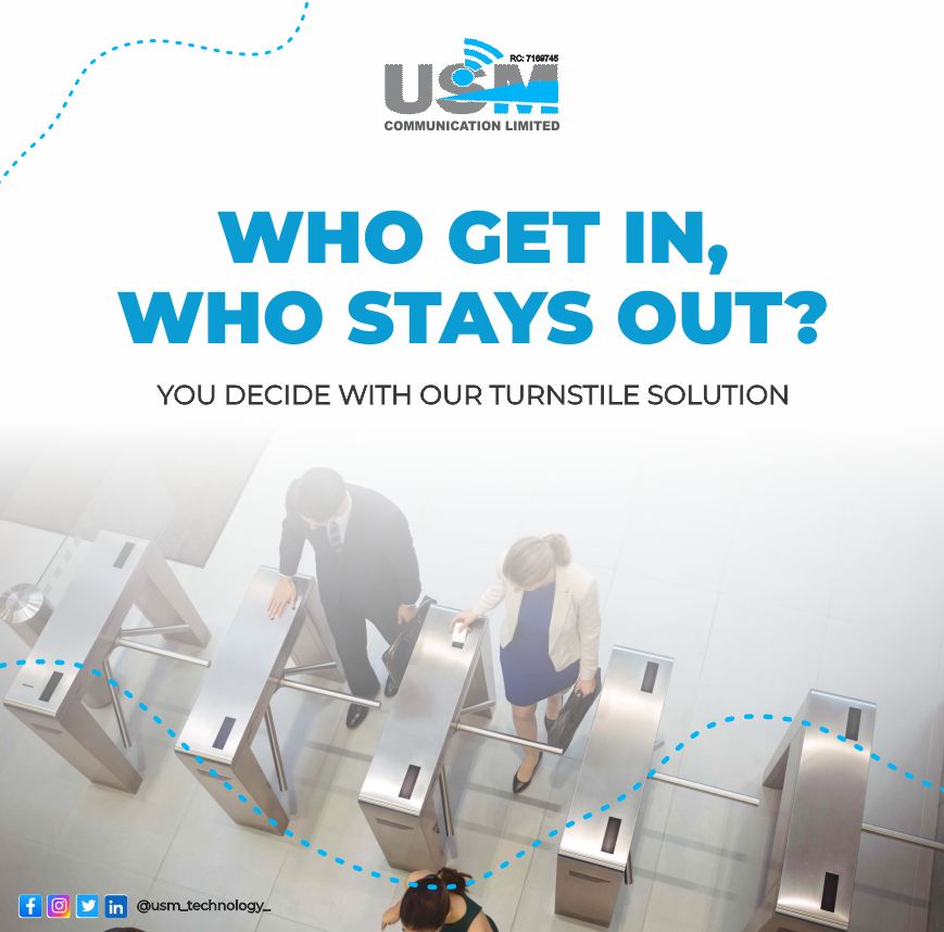 Say goodbye to gatekeepers and hello to seamless entry with our turnstiles.   Effortless access, maximum control. Are you ready to turn your entrance into a masterpiece? Contact USM Communications for the perfect turnstile solution.  #FutureProofYourEntry #GetStartedToday