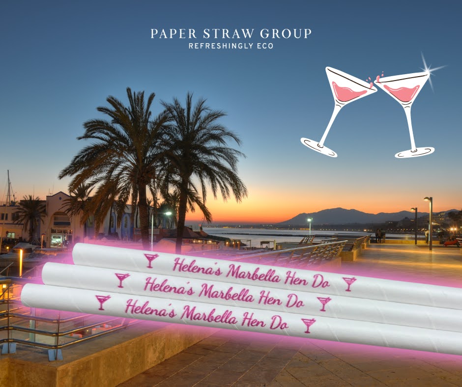 Paper_Straw_UK's tweet photo. Celebrating a Hen Party is all about creating memories with friends. Let loose, indulge in laughter and cherish the time together. Personalised paper straws are the perfect memento 🥤💕
#personalisedpaperstraws #papertraws #henparty #hendo #marbella #personalised #bridetobe #fun https://t.co/7JG0P6NYVr