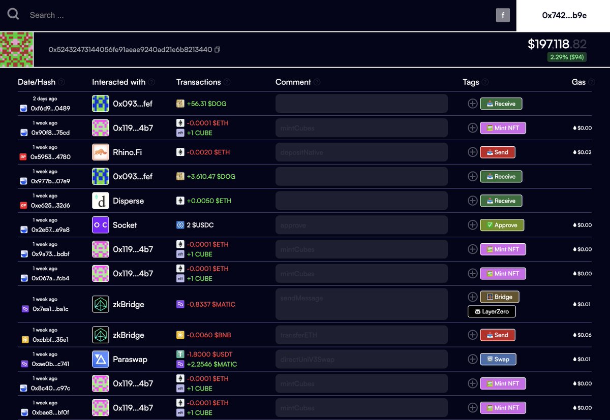 "Gngngn what's the difference between ClariFi and tools like DeBank?"

👏🏼Cla👏🏼ri👏🏼ty👏🏼
Answer in 2 screens, using <a href="/ClariFi_it/">ClariFi 🔎</a> at 2% of its capacity.
Avoid noise, keep it clear 🕵️