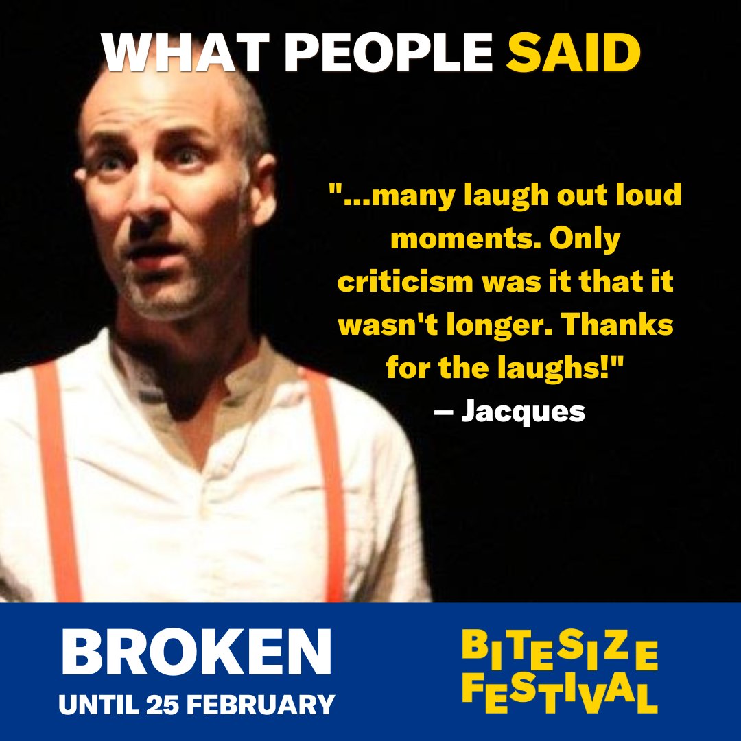 RiversideLondon's tweet photo. The most important #feedback and #reviews come from audiences! 

BROKEN

📅 Closes 25 February

🎟️ >> https://t.co/jLUEGB2lHY 🔗

#riversidestudios #hammersmith #whatsonlondon #london #westlondon #theatre #visualarts #cinema #londontheatre #westlondontheatre #NewTheatre https://t.co/lXmseBLPUB