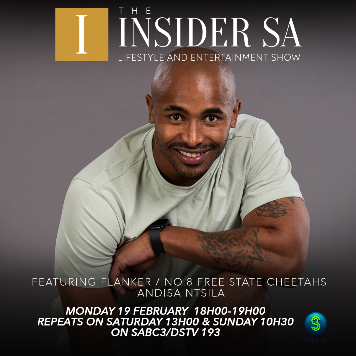 SABC3's tweet image. We’re celebrating youth on a roll on @TheInsiderSA Tonight⭐.  

This episode is jam packed with inspiring guests like Chef Nzuza Simphiwe, artist Athi-Patra Ruga and flanker Andisa Ntsila!

Tune in from 18:00.

#TheInsiderSA #S3OpenUp