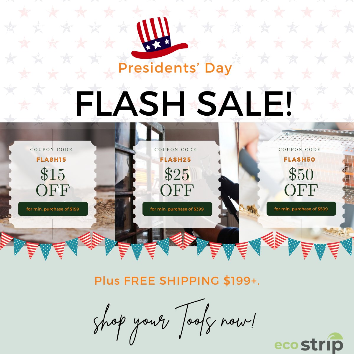 Speedheater's tweet photo. 🌟 PRESIDENTS' DAY FLASH SALE !

Spend $199+ and get $15 OFF with code: FLASH15
Spend $399+ and get $25 OFF with code: FLASH25
Spend $599+ and get $50 OFF with code: FLASH50

Offer ends 02.20.24 at 11:59pm EST. 

🔗 https://t.co/EmYOMPaNnJ

#PresidentsDaySale   #Eco_strip https://t.co/GR2S5c4N5S