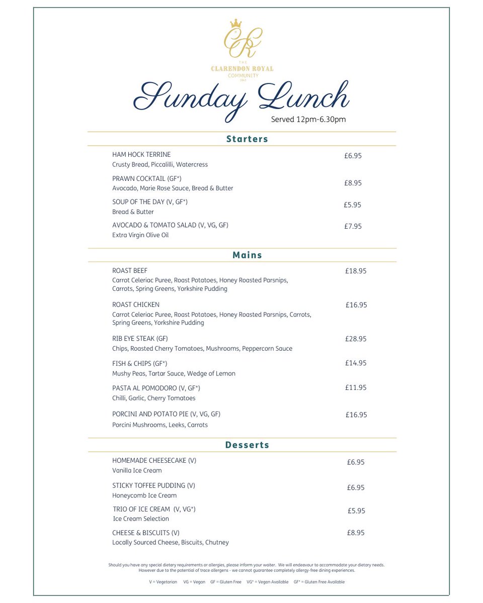 A sneak peak of our new Menus at the Clarendon Royal Community 🍽️.

Dine with us, and enjoy an exquisite meal, no matter what the occasion!

To view the full menus:
clarendonroyalcommunity.co.uk/restaurant-bar…

#dineinkent #kentdining #kentrestaurants #crc #clarendonroyalcommunity
