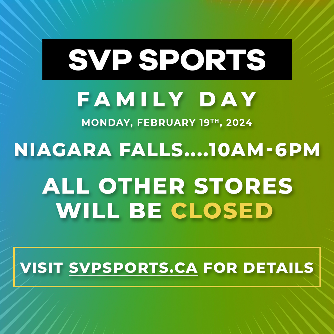 SVP Sports on X: Happy Family Day From SVP Sports 🏡 Niagara Falls  Location OPEN (10am - 6pm) Don't Miss Out on Our Family Day Flash Sale SAVE  AN EXTRA 10% OFF