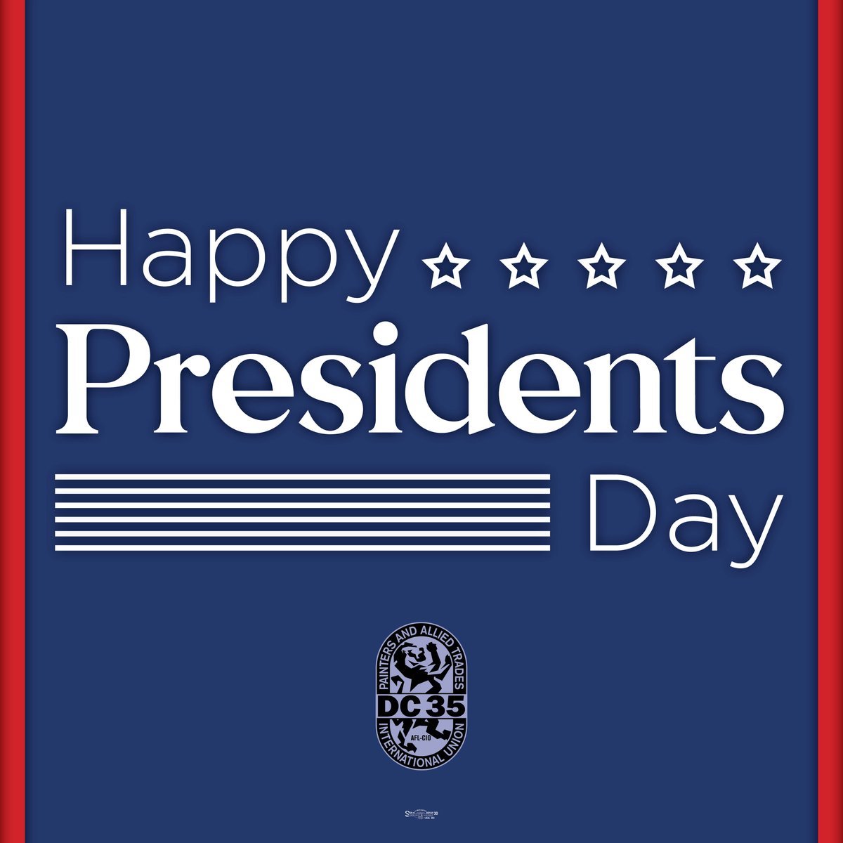 DC 35 wishes everyone a Happy Presidents Day.