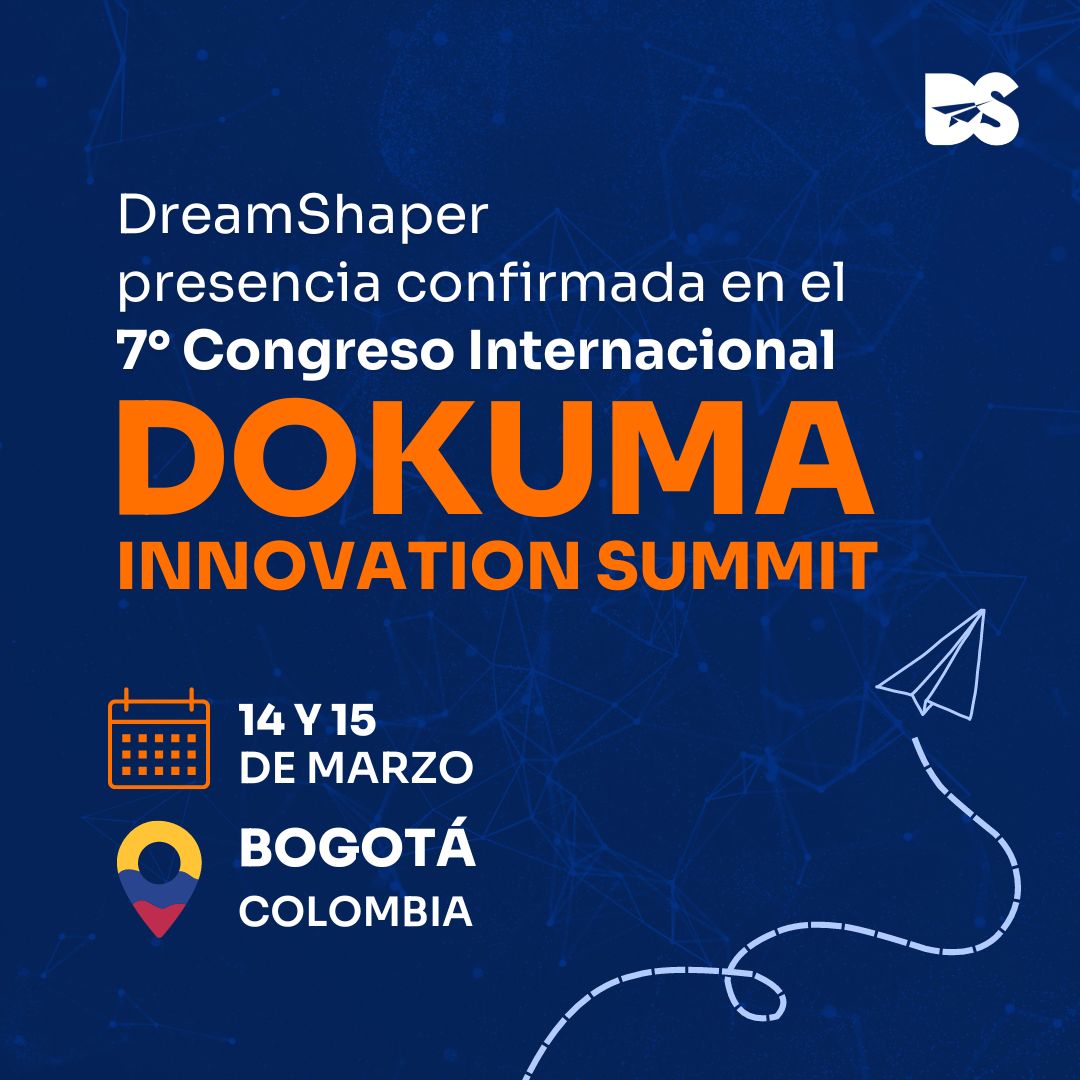 🇨🇴 DreamShaper estará presente en Dokuma Innovation 2024. 🚀
📍 Accede ahora al sitio web del evento para obtener más información: hubs.la/Q02ltQ_N0 
#dokumasummit2024 #congreso #educacion #colombia #ia #innovacion