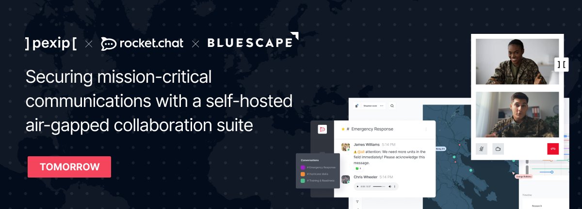 We're going live TOMORROW! Learn how to boost the security of your communications with a self-hosted air-gapped collaboration suite. Save your seat! 👉 bit.ly/49CukrF