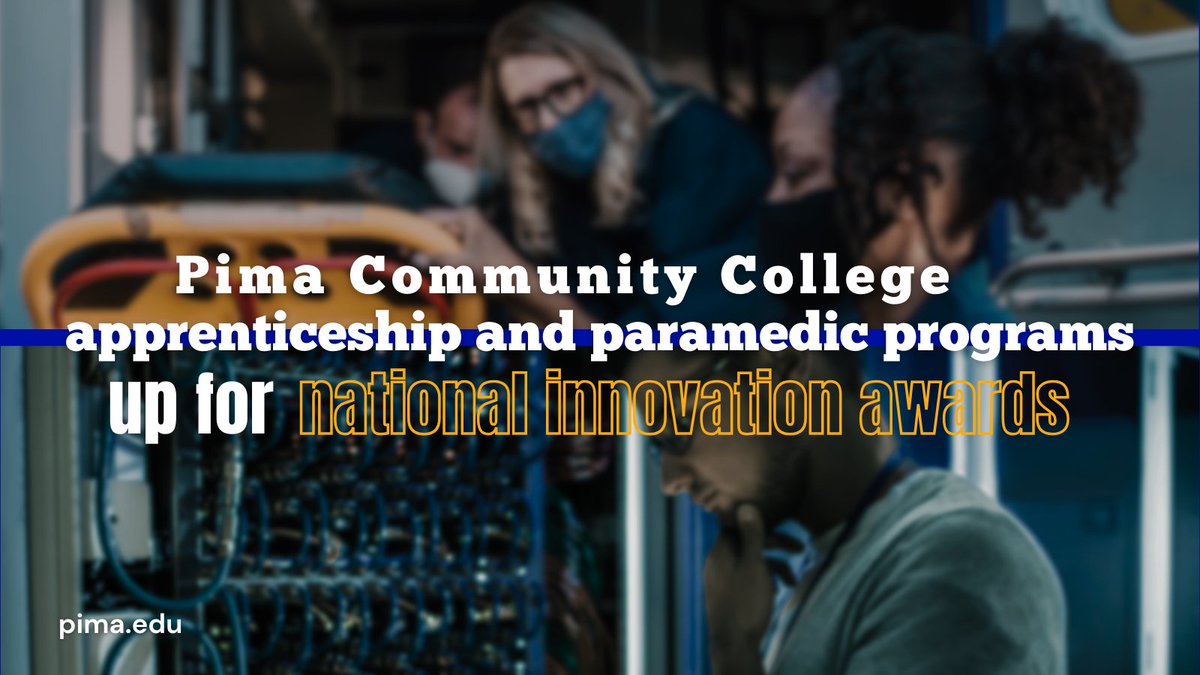 pimatweets's tweet image. #pimacommunitycollege is a finalist in two @BellwetherCC categories for outstanding and innovative U.S. community college initiatives:
 ow.ly/tfYZ50QBogO 
ow.ly/sKRO50QBogP
#pimaccworkforce #pimaparamedic  #pimaccapprenticeships @NinaCorson @IanRRoark @duran_cerda
