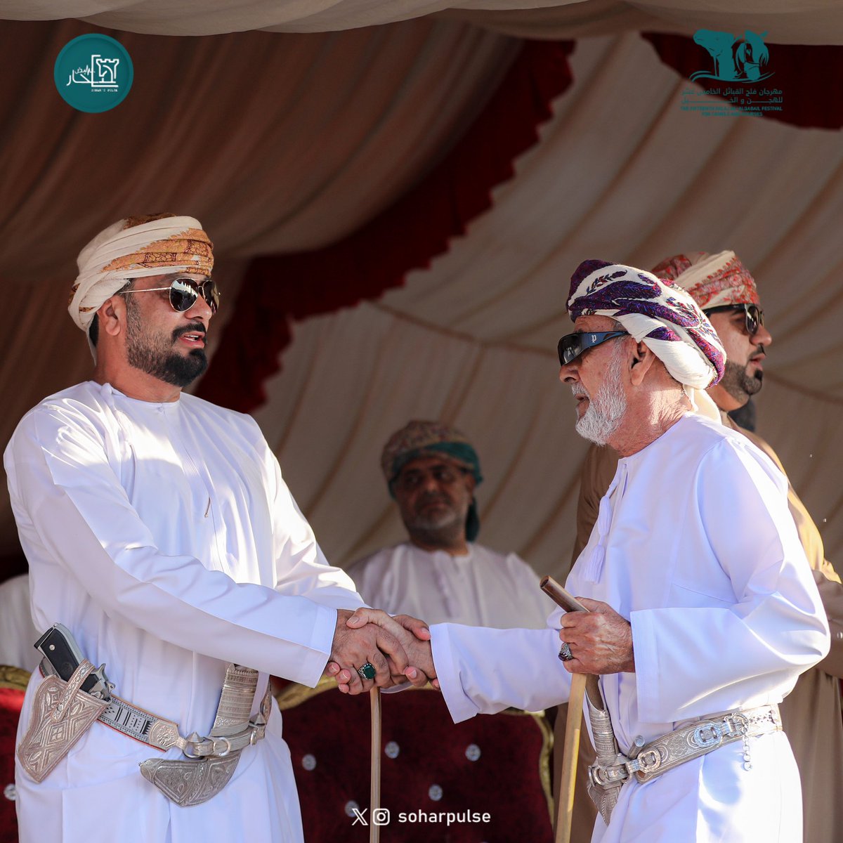 soharpulse's tweet image. أُقيم مهرجان فلج القبائل الخامس عشر 
للهجن والخيل، السبت الموافق ١٦-فبراير-٢٠٢٤م
بدعم من سعادة خالد بن سلطان الجابري الدرعي عضو مجلس الشورى بولاية صُحار

#مهرجان_الهجن 
#ولاية_صحار