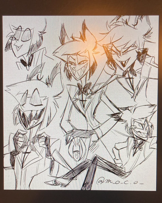 自分のための推し描き楽しすぎる🥰🥰 