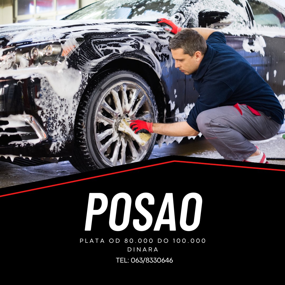 Klikdoposla's tweet image. Sjajna prilika za posao! Plata do 100.000 dinara 🎉👏 Traži se radnik u autoperionici. 🚗💦 Pogledajte detalje na linku i prijavite se odmah! 👍💼 klikdoposla.com/oglasi/81817-r… #Posao #Autoperionica #prilika