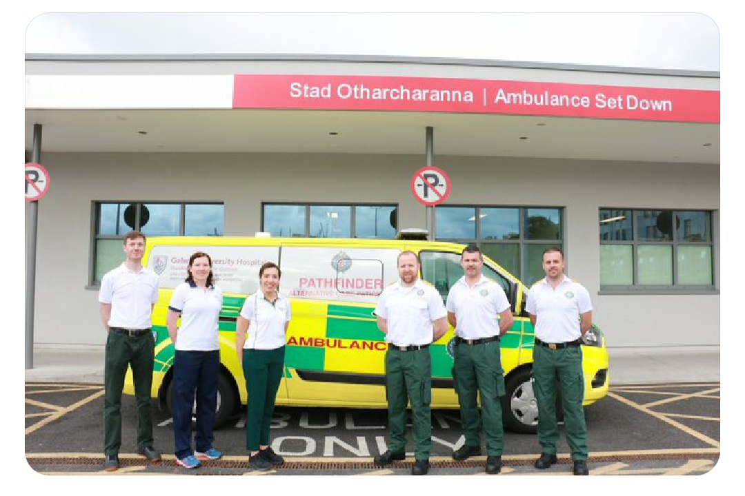 Pathfinder Galway (@pathfinderguh) on Twitter photo Introducing the Galway Pathfinder team to X. Hoping to use this page to provide snippets or our days in the West and useful information about the Pathfinder service #alternativecarepathway
<a href="/PathfinderACP/">Pathfinder Alternative Care Pathway</a> <a href="/AmbulanceNAS/">National Ambulance Service ๐ฎ๐ช๐</a> @saoltagroup Introducing the Galway Pathfinder team to X. Hoping to use this page to provide snippets or our days in the West and useful information about the Pathfinder service #alternativecarepathway
<a href="/PathfinderACP/">Pathfinder Alternative Care Pathway</a> <a href="/AmbulanceNAS/">National Ambulance Service ๐ฎ๐ช๐</a> @saoltagroup