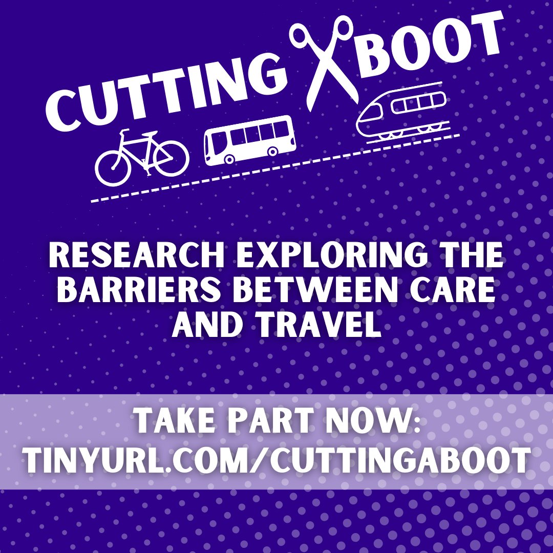 We have launched our ‘Cutting Aboot’ survey! The research is exploring the barriers between care experience and travel in Scotland. Please take the survey now at: forms.office.com/e/5B0nxkKWU9 Please share!