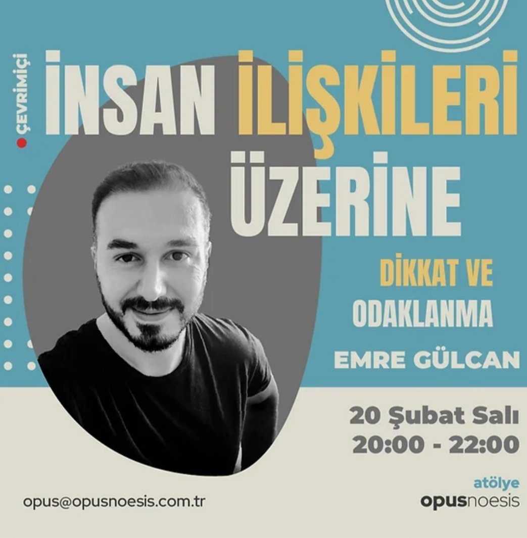 Bir amaç için yaşayan ve bir hedefe ulaşmak isteyen insan, kendisini bu hedefe ulaştıracak araç ve fırsatlara rağbet ederken önünde engel teşkil edecek veya dikkatini dağıtacak şeylerden de uzak durmaya çalışır.
#kişiselgelişim #dikkat #KONSANTRASYON
opusnoesis.com.tr/event-details/…
