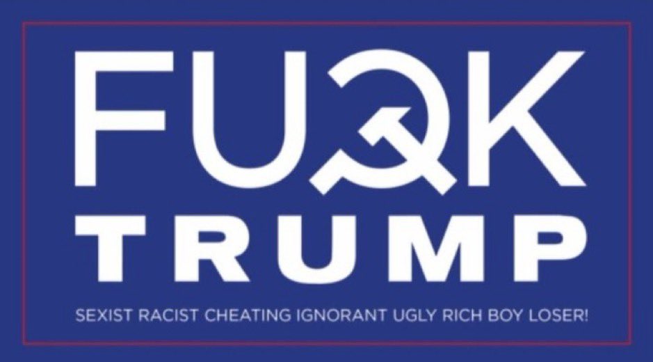TPBlue4's tweet photo. @AdamKinzinger @TrumpRussiaTies Trump is a disgusting pig. 

(Apologies to pigs)

#BidenBecauseImNotAMoron https://t.co/7vWbG1Y4H8