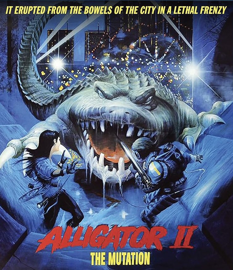 #NowWatching Alligator II: The Mutation (1991) #FilmTwitter #CreatureFeature 🐊