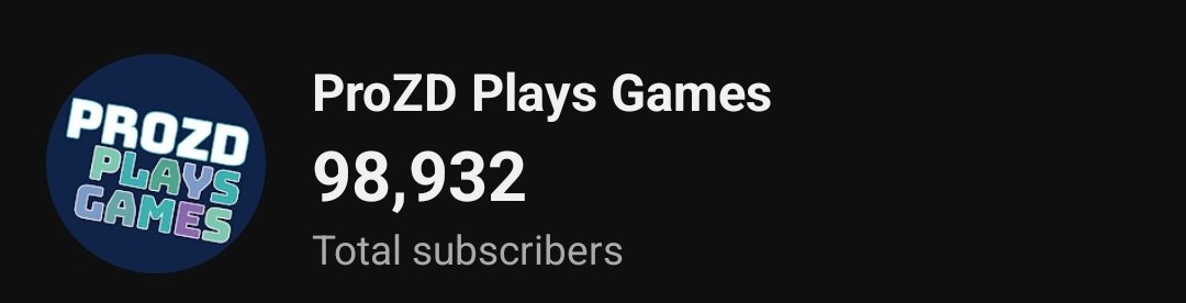 We've seen such an upswing in support for this channel, and now we're close to a major milestone. Help us get to 100k!