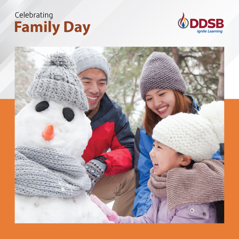 To our DDSB Families observing this day, we hope you enjoy this time to connect with the people you love.