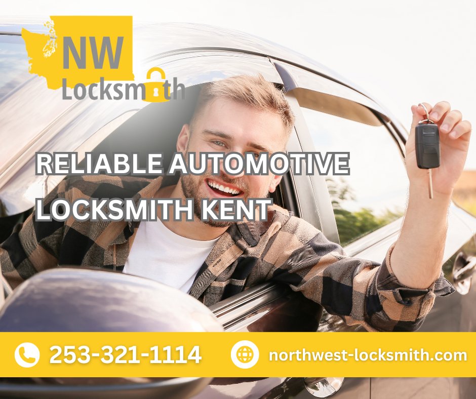 NWLocksmithWA's tweet image. Locked out in Kent? Need key replacement? Count on Northwest Locksmith Kent. Call 253-321-1114 for quick, reliable automotive locksmith services.

#KentLocksmith #LocksmithKent #AutomotiveLocksmith #CarLocksmith #LockoutService #KeyReplacement #NorthwestLocksmithKent