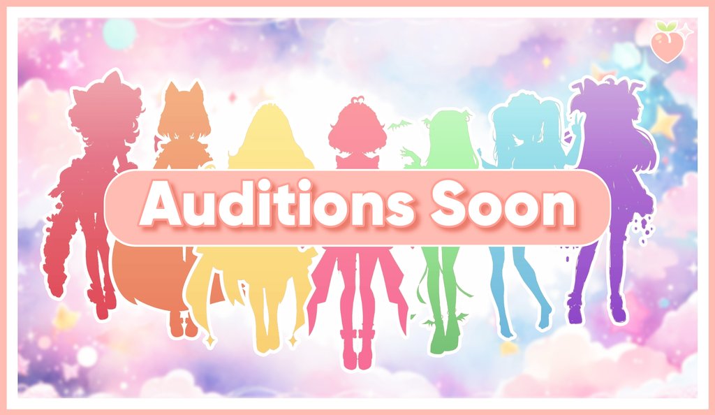 🍑 Auditions Coming Soon 🍑

Now that the cafe is officially opened, V-Moe is on the look for some new maids to help us run the cafe! Auditions for V-Moe Gen 1 will open next month on March 9th for only THREE DAYS. Keep an eye out for more information soon!

#Vtubers