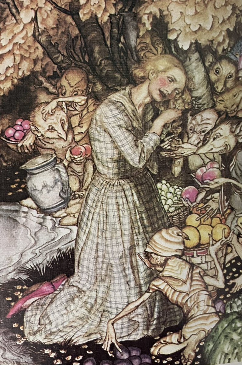 Goblin Market by Christina Rossetti with illustrations by Arthur Rackham - HLSI Library Book of the Month. Join our next Library tour on 23 February at 2.00 in Highgate. See website for details