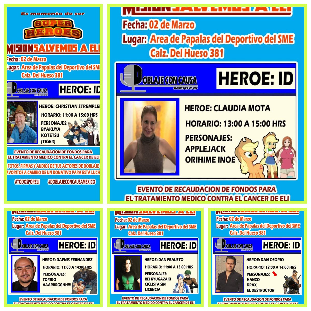 Más y más compañeros se unen a esta hermosa causa.
