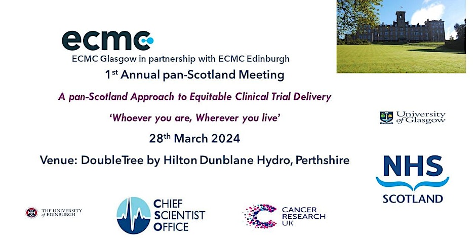 Experimental Cancer Medicine Centres 1st Annual Pan-Scotland Meeting takes place 28 March, with contributions from @UofGRegiusAnna, NRS Cancer Lead Professor Jeff Evans, @CRUKScotland and more. Register to attend 👉 nhsresearchscotland.org.uk/calendar/exper…