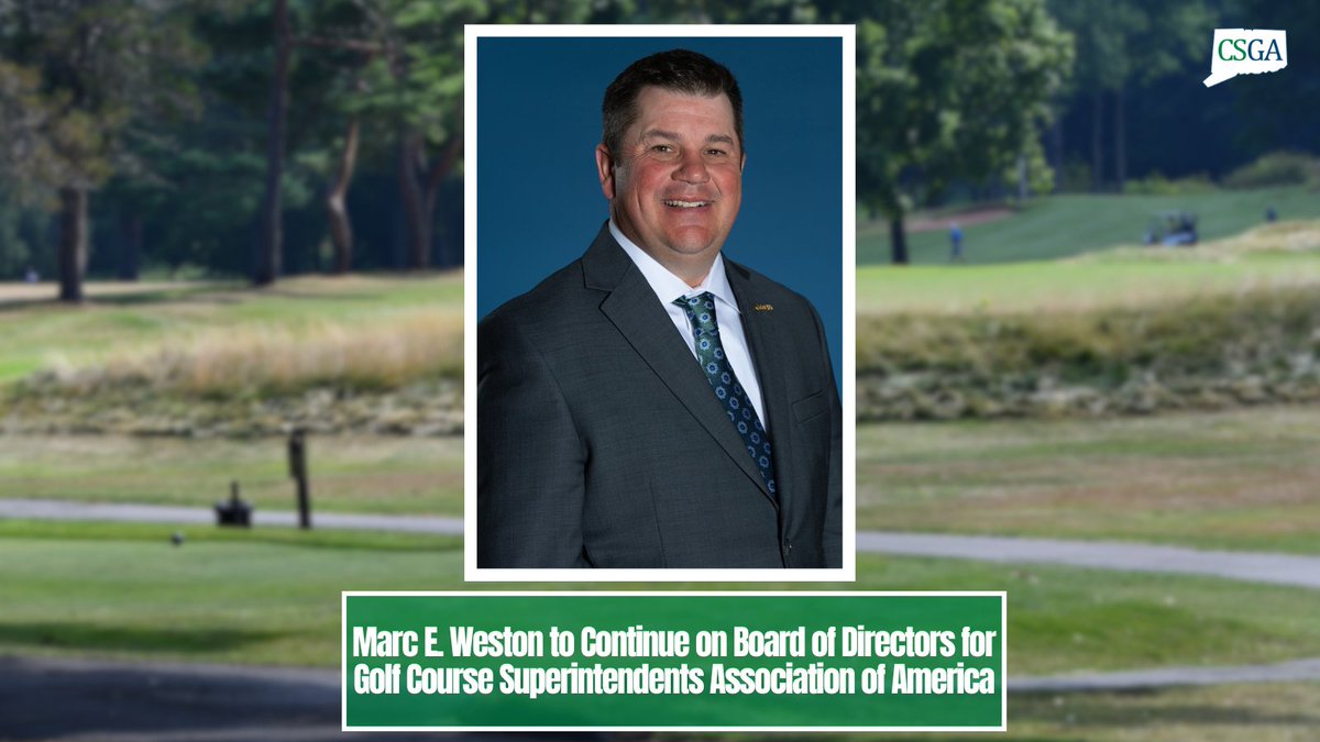 Indian Hill Country Club Superintendent Marc Weston will serve a fourth year on the board of the <a href="/GCSAA/">GCSAA</a> #csga #csgalinks

Read: bit.ly/48CCm37