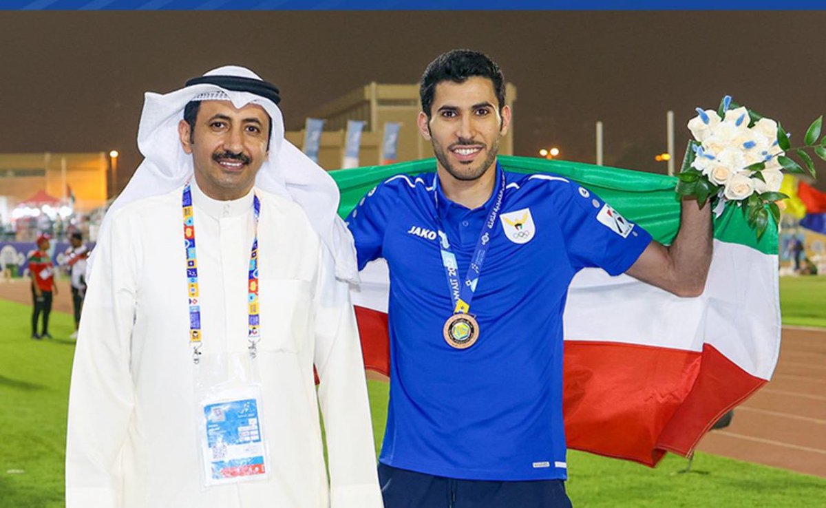 MAlrasheeed's tweet photo. ألف مبروووك للكويت وللبطل المميّز إبراهيم الظفيري 
وللإتحاد الكويتي
ذهبية آسيا للصالات لسباق 800m 
للمرّة الثانية على التوالي 
🥇🇰🇼🥇🇰🇼 https://t.co/CgGhwCOdnY