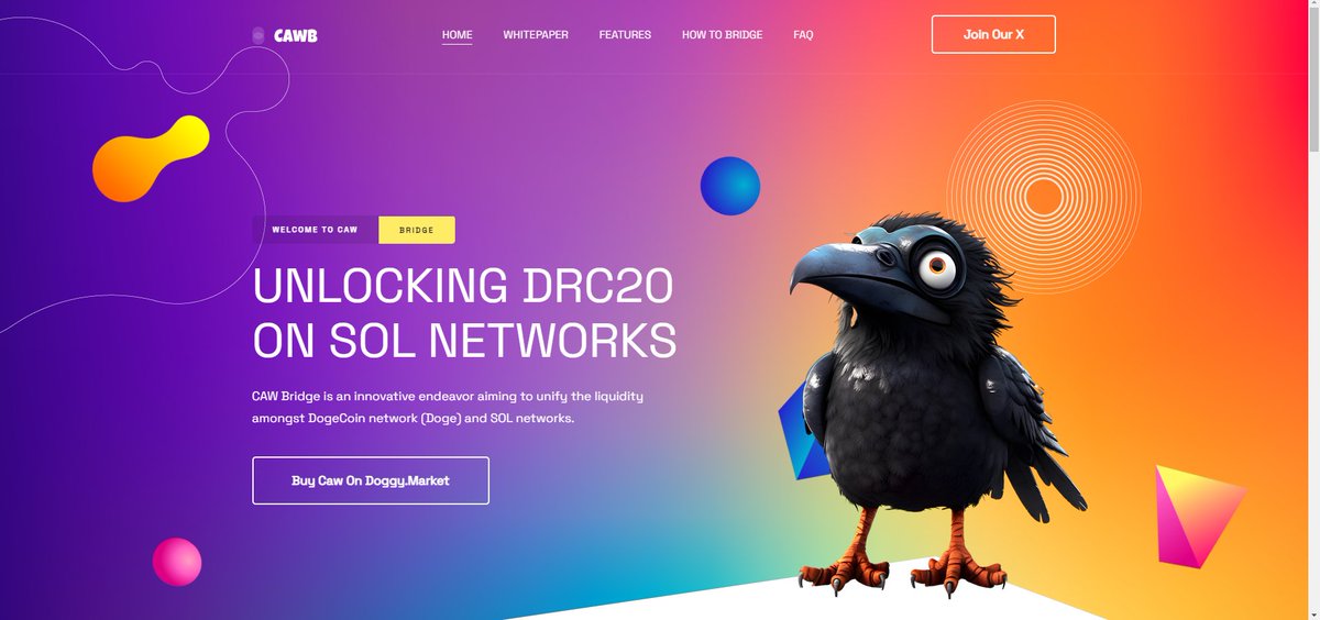 🌉You have $unwa <a href="/UnwadDrc20/">UnwaD</a> who is creating a bridge to solana! His token $cawb <a href="/CawBridgeDrc20/">Caw Bridge Doginals</a>
You can buy it at: drc-20.org/marketplace/dr… or doggy.market/unwa
For $cawb: drc-20.org/marketplace/dr… or doggy.market/cawb