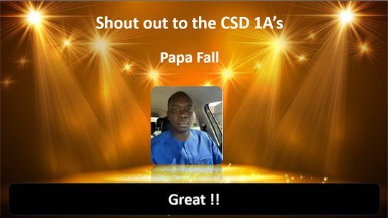 TyeshaR95508391's tweet photo. Shoutout to the CSD 1A’s: “Always turn a negative situation into a positive situation.” #CSDsquad #DreamTeam @A1SmithBlock @seanclarke333 @mliggi https://t.co/l4qc6mUq6Q