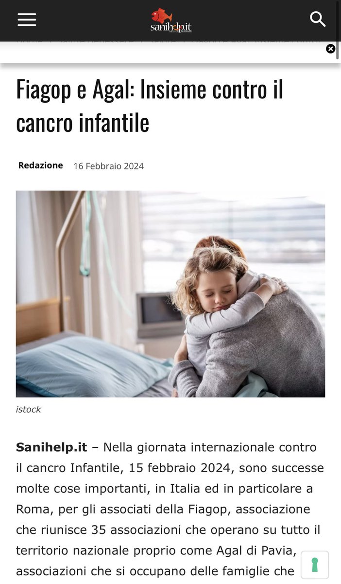 “𝐅𝐢𝐚𝐠𝐨𝐩 𝐞 𝐀𝐠𝐚𝐥: 𝐈𝐧𝐬𝐢𝐞𝐦𝐞 𝐜𝐨𝐧𝐭𝐫𝐨 𝐢𝐥 𝐜𝐚𝐧𝐜𝐫𝐨 𝐢𝐧𝐟𝐚𝐧𝐭𝐢𝐥𝐞”
Per leggere l’articolo completo di <a href="/sanihelp/">Sanihelp.it</a>, clicca qui ⤵️
🔗 sanihelp.it/salute-benesse…