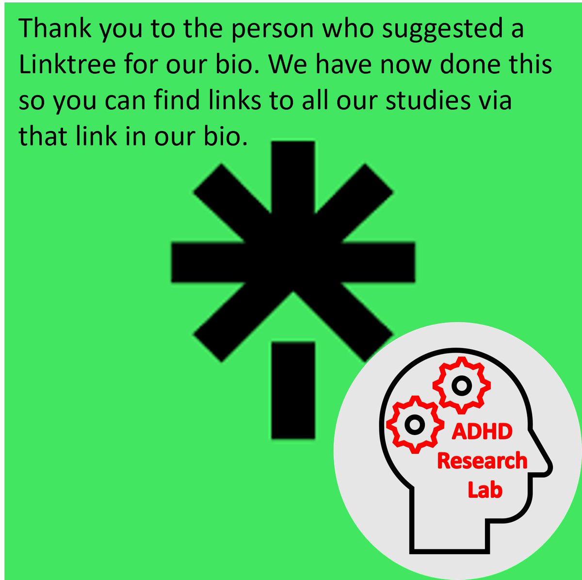 Our followers kindly suggested a linktree so we can have links to all our studies in the bio. Please check it out.