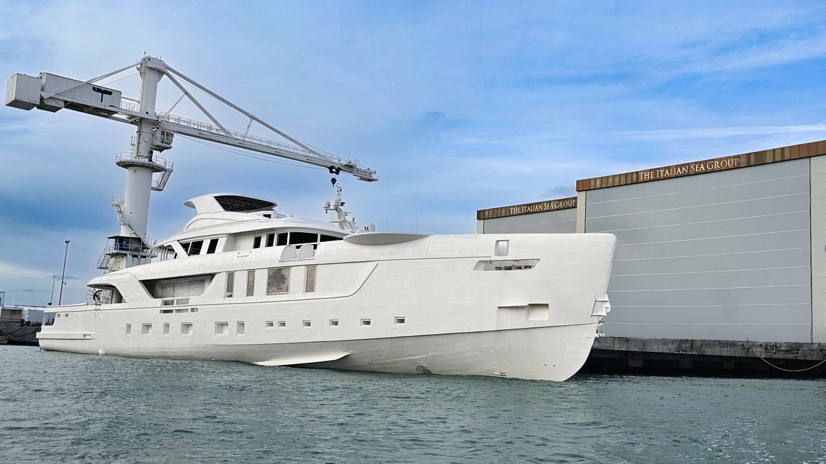 The Italian Sea Group: progress continues on the outfitting activities of the fourth Admiral S-FORCE 55 motor yacht! theitalianseagroup.com/progress-conti…
