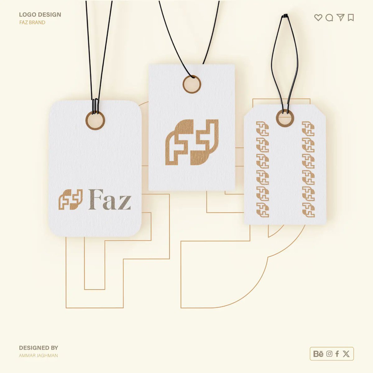 AmmarJaghman's tweet photo. Fashion brand logo
Faz logo
شعار براند ملابس بااسم فااز .
بقية الصور تحت 👇
@DlelDes @Designers_Sup @ZAD_DES @dam_designers @YOUR_PLATFORMM #design #new_design #Logo #LogoDesign https://t.co/jnvLj7zfhE