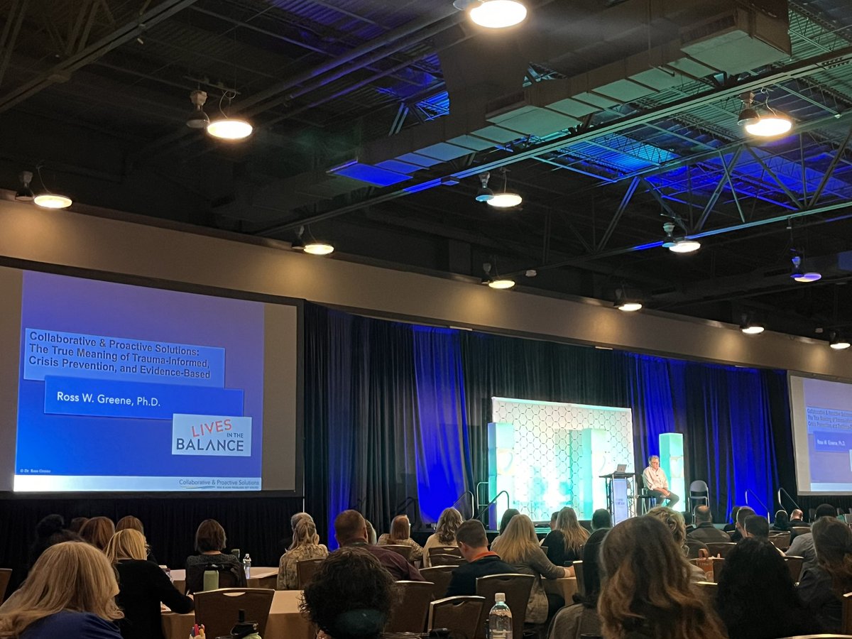 Dr. Ross Greene starting us off well at the Creating Trauma-Sensitive Schools Conference in Dallas, Texas. #TSS2024ATN