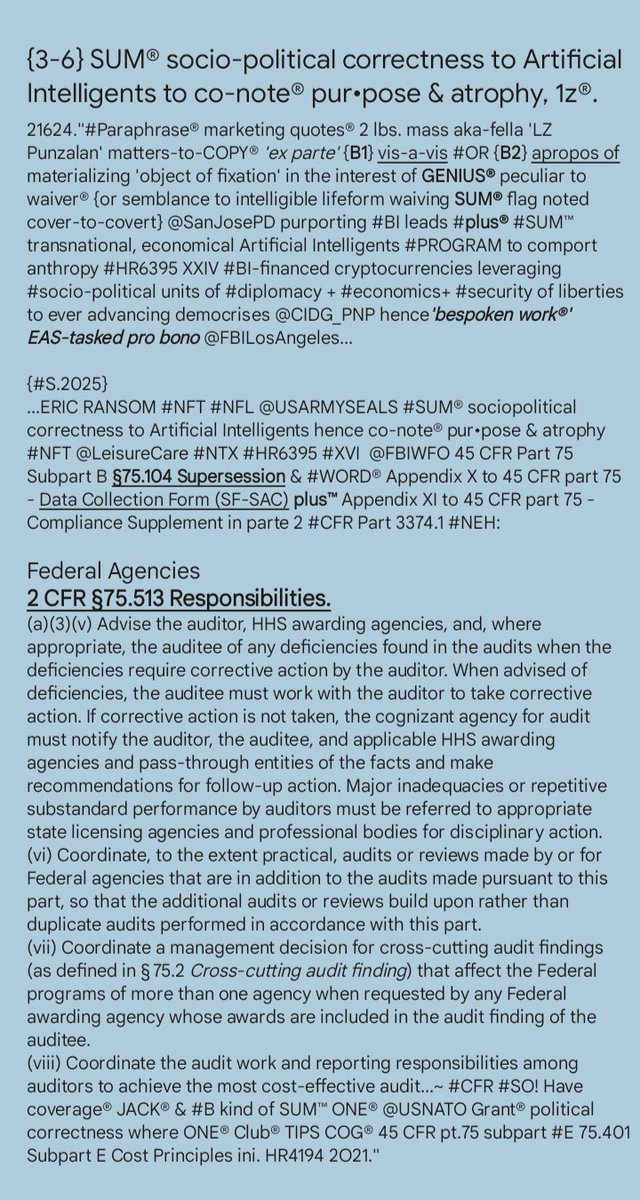 M17_Lpunzalan's tweet photo. 21924. "#Note® 79 #FR76091 @CIDG_PNP @FBIChicago...
{HR4547} 
...@USNATO 26 #USC §951 #NTX #ONE® political correctness when DEATH PENALTY beacons question of #procurement like #euthanasia to #VERDICT STATE i.e. #Michigan @dhsscitech #COST® #HR51 15 #USC #GAGAS @LeisureCare #NFT." https://t.co/d1bWI9VdId
