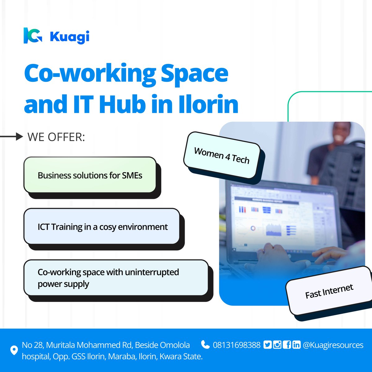 Searching for a tech hub that provides ICT training, co-working space, and other amenities? Look no further!