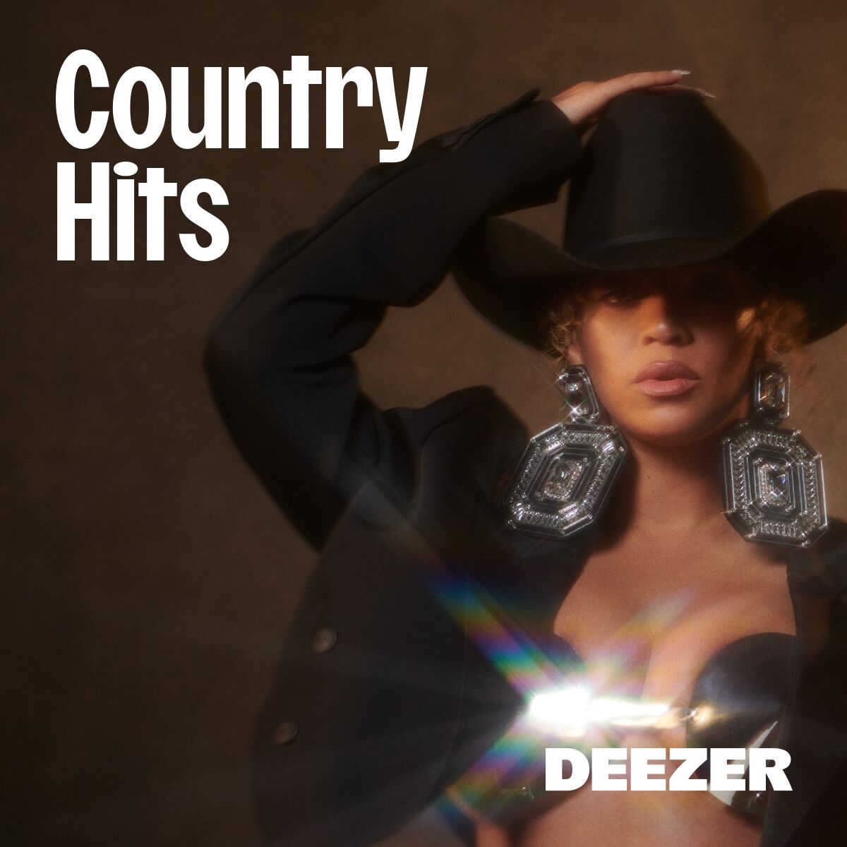 Beyoncé's #TEXASHOLDEM is #1 on @Deezer's 'Country Hits' playlist. 👑 ⥱ Stream: bit.ly/DeezerCountryH… #actii