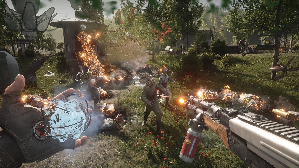 BadChecksum's tweet photo. Just ticked 'Atomic Heart' off my Game Pass backlog.
Despite its 70 Metacritic score, I found more enjoyable than expected, its a decent game. A reminder not to judge a game solely by its ratings i guess. #GamePass #AtomicHeat https://t.co/Gd8XAI9pdv