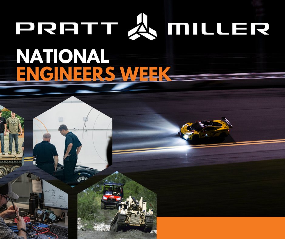 Happy National Engineers Week to all the brilliant minds shaping the future! At Pratt Miller, we're proud to celebrate the innovative spirit and dedication of engineers everywhere. Let's keep pushing boundaries and building a better world together! #PrattMiller…