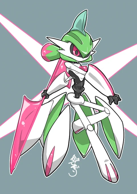 お絵かき練習でテツノブジン 