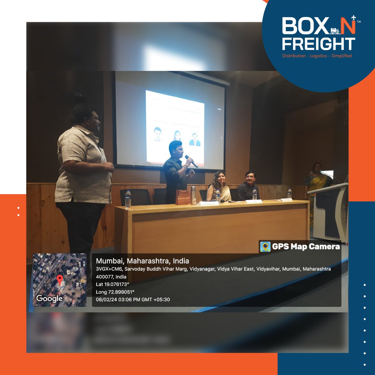 boxnfreight's tweet photo. Nimish Kotecha and Vinita Rajani at Somaiya Entrepreneurship Summit 2024 ignited entrepreneurial sparks, inspiring the next generation of business leaders in logistics and entrepreneurship.  

#boxnfreight #SomaiyaEntrepreneurshipSummit2024 #insightfuldiscussions #innovation https://t.co/iNU9ZU1sGA